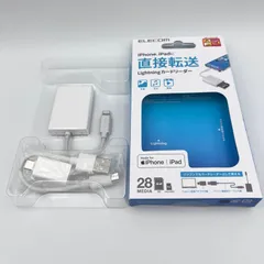 12PC5#92 エレコム カードリーダー Lightningコネクタ接続　MR-LC201WH