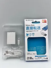 12PC5#93 エレコム カードリーダー Lightningコネクタ接続　MR-LC201WH