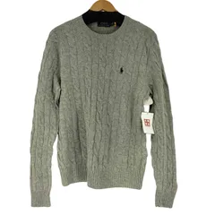 ポロラルフローレン POLO RALPH LAUREN スモールポニー刺繍 ケーブル編み ニットプルオーバー メンズ JPN：M 