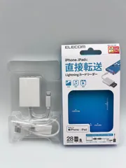 12PC5#95  エレコム カードリーダー Lightningコネクタ接続　MR-LC201WH