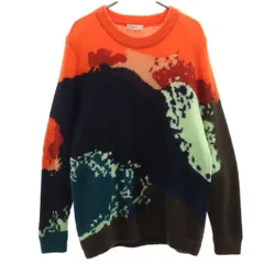 Paul Smith ポールスミス モヘアブレンド 長袖 セーター M ネイビー ニット レディース 古着
