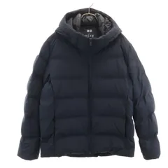 UNIQLO ユニクロ シームレス ダウンジャケット L ネイビー メンズ 古着