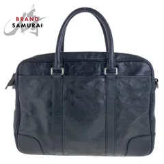 COACH コーチ シグネチャー ブラック 黒 シルバー金具 レザー 71247 ビジネスバッグ ブリーフケース メンズ 600333【中古】