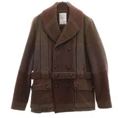 SHAREEF シャリーフ 日本製 ウール ジャケット 1 ブラウン系 くるみボタン メンズ 古着