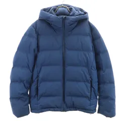 UNIQLO ユニクロ シームレス ダウンジャケット M ブルー系 メンズ 古着