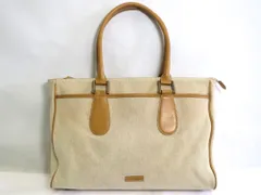 【227809】Paul Smith ポールスミス  キャンバス×レザー　ビジネスバッグ/トートバッグ　クリーニング済 ベージュ