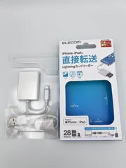 12PC5#97 エレコム カードリーダー Lightningコネクタ接続　MR-LC201WH