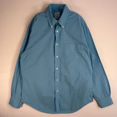 古着 ブルックスブラザーズ Brooks Brothers 長袖シャツ ボタンダウン 1818 REGENT M  ブルー系 チェック メンズ