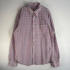 古着 ブルックスブラザーズ Brooks Brothers 長袖シャツ チェック RED FLEECE 胸ポケ L  ピンク系 マルチカラー メンズ