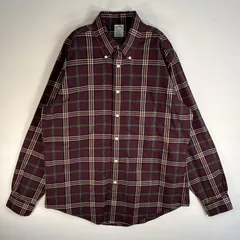 古着 ブルックスブラザーズ Brooks Brothers 長袖シャツ REGENT チェック 胸ポケ L  ブラウン系 マルチカラー メンズ