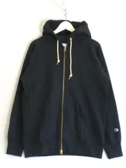 【228483】25SS Champion チャンピオン  リバースウィーブ(R)ジップフーデットスウェットシャツ メンズ  ・XL C8-Z102 濃紺
