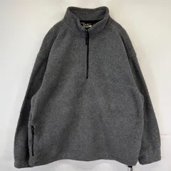 古着 90's/90年代 エディー・バウアー Eddie Bauer ハーフジップフリースジャケット EBTEK プルオーバー  トレーナー L  グレー系 メンズ
