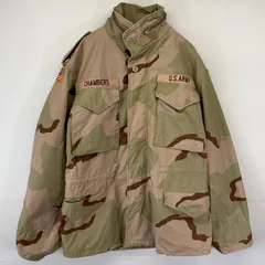 古着 90's/90年代 ミリタリー  ミリタリージャケット M65 フィールドジャケット デザートカモフラ 米軍実物 SMALL REGULAR  ベージュ メンズ