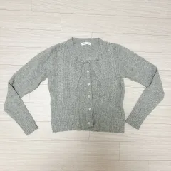 ニットカーディガン リーディガン グレーカーディガン