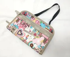 【229623】LeSportsac レスポートサック  ポーチ　マルチバッグ　財布　ポシェット　ハンド　総柄　レディース マルチカラー