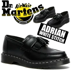 [日本限定]ドクターマーチン エイドリアン ホワイトステッチ ブラック Dr.Martens ADRIAN WS BLACK 26805001 靴 シューズ ローファー タッセル メンズ ウィメンズ ユニセックス 