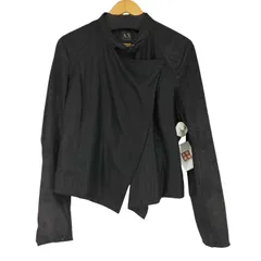 アルマーニエクスチェンジ ARMANI EXCHANGE 変形デザイン フェイクレザージャケット レディース import：XL 