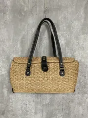kate spade new york ケイトスペードニューヨーク ゼブラ柄 カゴ バッグ 黒 ■■◎レディースのサムネイル