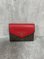 MICHAEL KORS マイケルコース コインケース 6連 財布 小銭入れ 鍵 キーケース 赤×茶 ■■ レディース