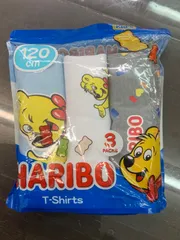 【120cm】HARIBO  キッズTシャツ ３枚組