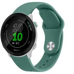 【特価セール】コンパチブル Garmin ForeAthlete 55 / ForeAthlete 245/245M / ForeAthlete 645/645M用バンド 交換ベルト20mm 柔らかい シリコンバンド 調節可能