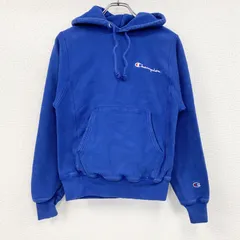 古着 used　Champion　チャンピオン　リバースウィーブ　スウェットパーカー/フーディー　青　ブルー　XSサイズ【値引き交渉OK！】