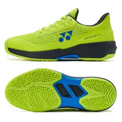 フレッシュライム(680)//ヨネックス(YONEX) 2026 ジュニア パワークッションアドアクセルジュニア GC オムニクレーコート用テニスシューズ SHTAAJG-680(26y2m)(050049879)