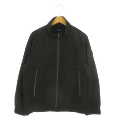 アーノルドパーマー Arnold Palmer ジャケット 上着 M 黒 ブラック 長袖 スタンドカラー フルジップ /MN38 ■GY59