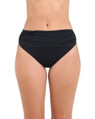 La Blanca Women's Island Goddess Bikini Bottom in Black