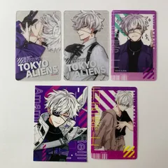 【まとめ売り】 東京エイリアンズ 東エリ 雨宮零士 クリアカード 特典カード ミュージアム 5枚セット