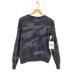 ヴァレンティノ Valentino シルクカシミア混 シャドーカモ柄クルーネックニット セーター メンズ import：M のサムネイル