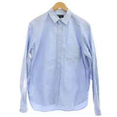 ビームスハート BEAMS HEART シャツ XL 水色 青 ブルー 長袖 ボタンダウンカラー 胸ポケット /GP ■GY60