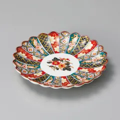 古伊万里菊型６.３寸皿