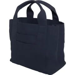 シンプル 無地 ブランド ミニトート 大容量 レディース メンズ マチ付き 底面ICカード 多収納 多ポケット 帆布 かるいかばん 仕切り ミニトートバッグ FIVE] [HIGH