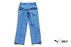 【中古】プーマ｜puma golf｜チェック柄ストレッチパンツ｜56994｜メンズゴルフウェア｜W32 L30