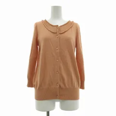 グリーンレーベルリラクシング ユナイテッドアローズ green label relaxing カーディガン ニット ゲージ 長袖 F ピンク /TN 1012 ■MG