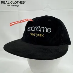 Supreme/シュプリーム【17AW】Classic Logo Corduroy 6-Panel/クラシック ロゴ コーデュロイ ６パネル キャップ/帽子