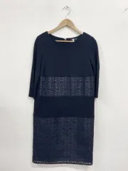 MOGA モガ 刺繍 ロングワンピース    Iライン ワンピース size2 M相当/黒■■◎レディースのサムネイル