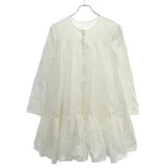 MARILYN MOON マリリンムーン TIERED DRESS ティアードドレスワンピース 4252-189 ホワイト Fのサムネイル