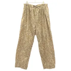 KICS DOCUMENT キクスドキュメント コットンペイズリーギャザーパンツ  ベージュ F