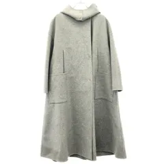 ebure エブール 21AW Ron Herman別注 eversible Sewing Melton Coat ウールメルトン コート 3410200106 グレー 36