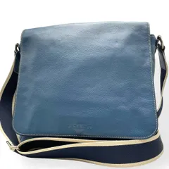 極美品　COACH コーチ　ショルダーバッグ　メッセンジャーバッグ　ブルー