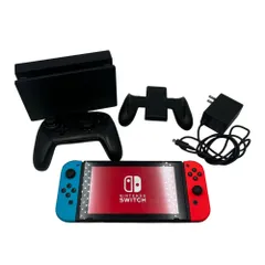 ■Nintendo Switch HAC-001 2018年製 本体セット Joy-Con ネオン プロコン付 ランクB
