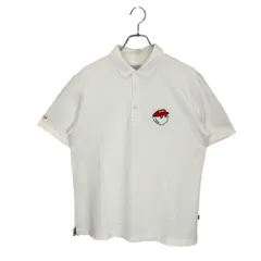 MALBON マルボン ゴルフ 半袖 ポロシャツ M2122PS000 M ホワイト メンズ