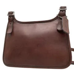 良品　COACH オールドコーチ　ショルダーバッグ　レザー　ブラウン　斜め掛け