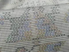 平和屋着物■本場大島紬　7マルキ　幾何学文　正絹　逸品　DABC9088qa