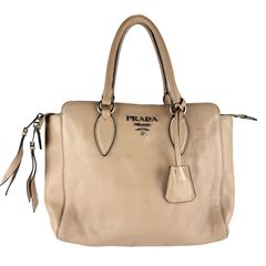 希少 プラダ PRADA 鹿革 トートバッグ 大容量 ブラウン 保存袋付 