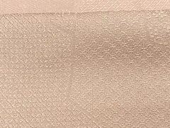 平和屋着物■上質な色無地　吉祥地紋　一斤染色　正絹　逸品　CABD6812xe