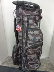 OWL/オウル ゴルフ 回転式トップ キャディバッグ【カモ】訳あり品