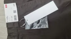 ユニクロ ワイドフィット チノ 82 ダークブラウン